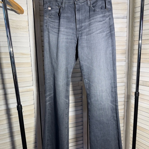 Ag Adriano Goldschmied Denim - EUC AG Adriano Goldschmied Farrah Boot High-Rise Jeans 30x32 Gray